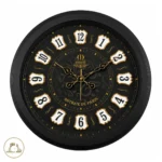 ساعت دیواری مارال مدل گرد مشکی کد 02