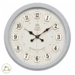 ساعت دیواری مارال مدل گرد طوسی کد 02