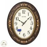 ساعت دیواری Rhythm ریتم چوبی مدل CMG298NR06